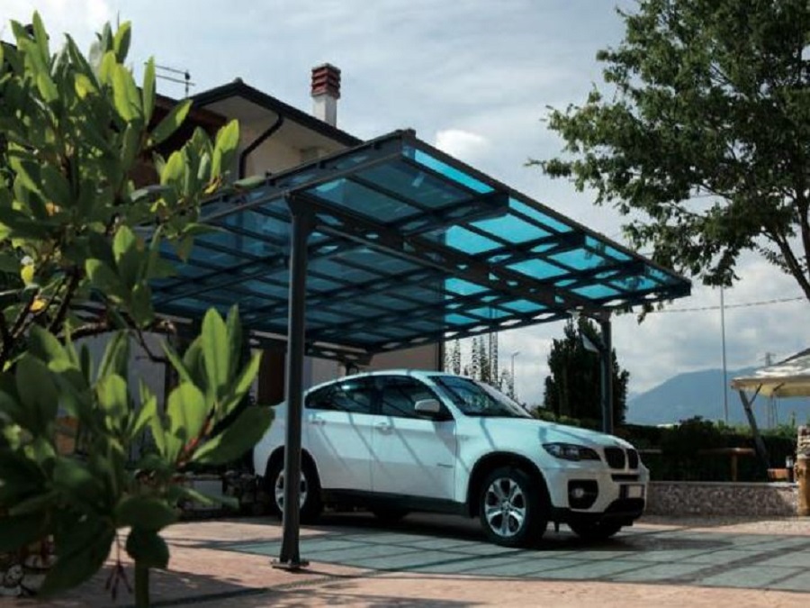 TETTOIE ESTERNE PER AUTO